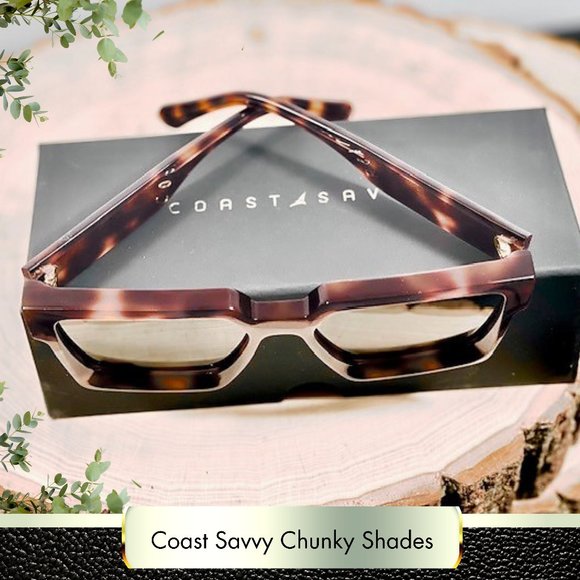 Brown Sunglasses - Coast Savvy® Chunky Frames main image 8